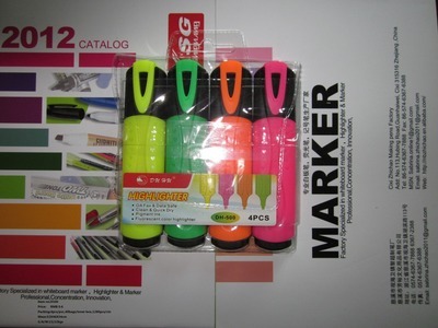 慈溪產杜湖牌熒光筆 品質可靠，包裝精美，質量保三年